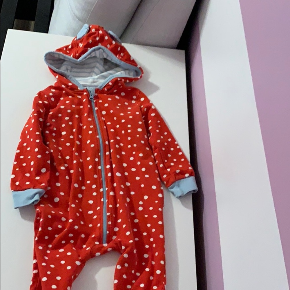 Purl Lamb Bear Hoodie Jumpsuit
